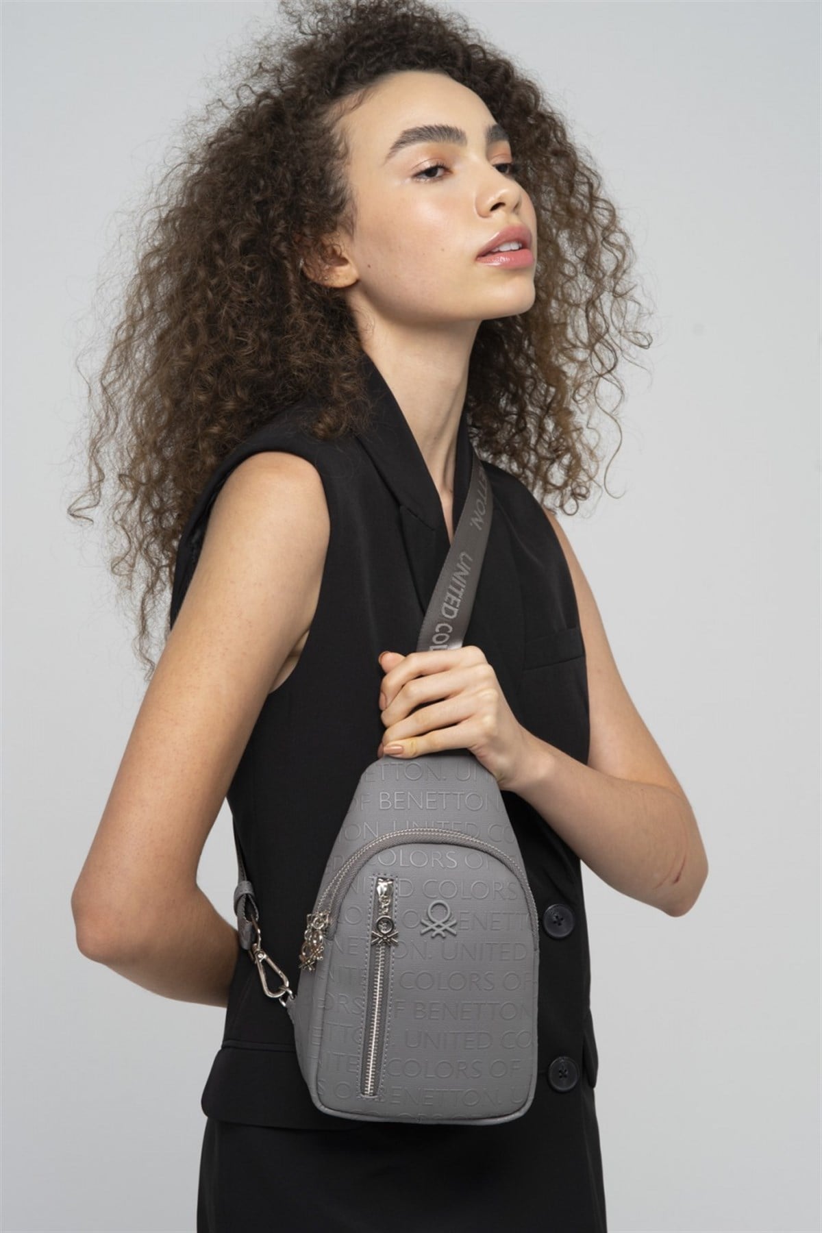 Benettonbnt 864 Kadın Freebag Gri