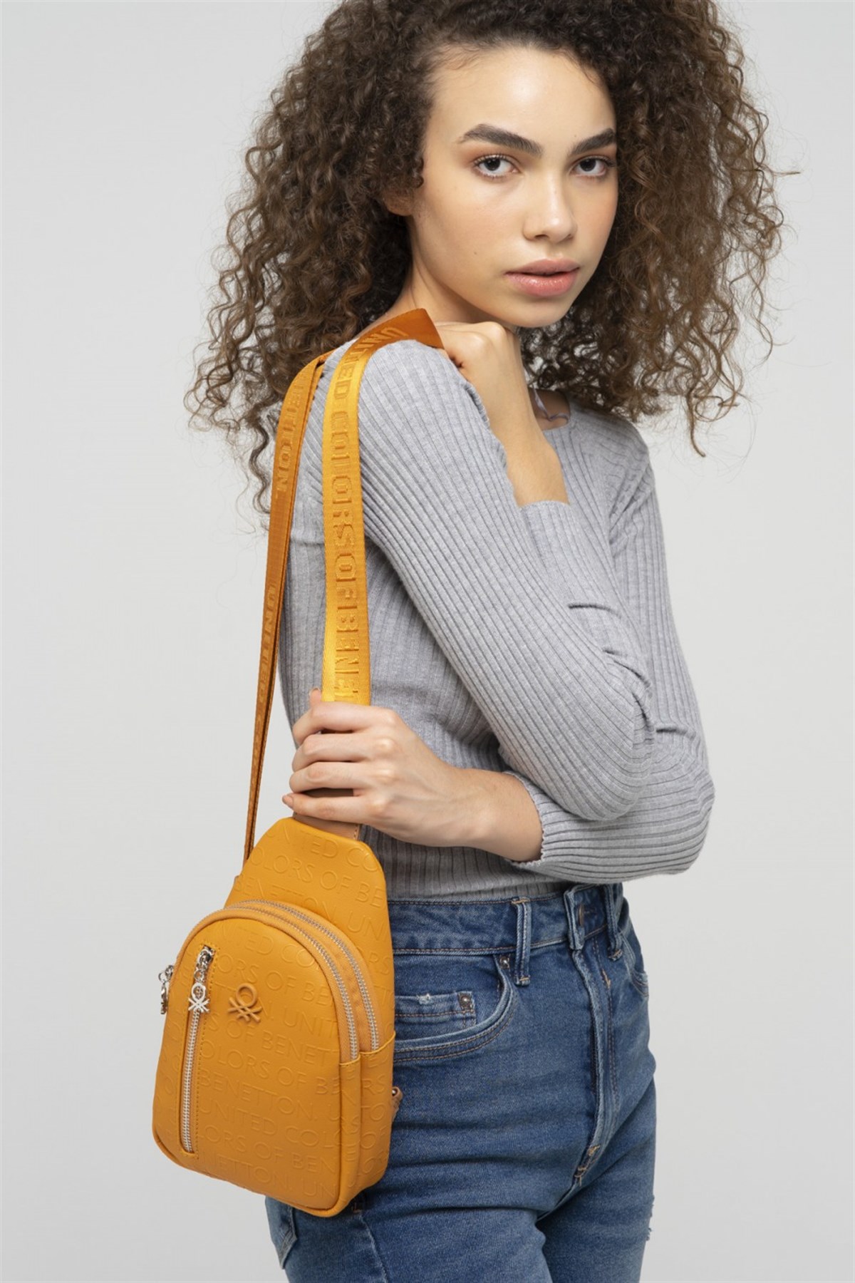 Benettonbnt 864 Kadın Freebag Hardal