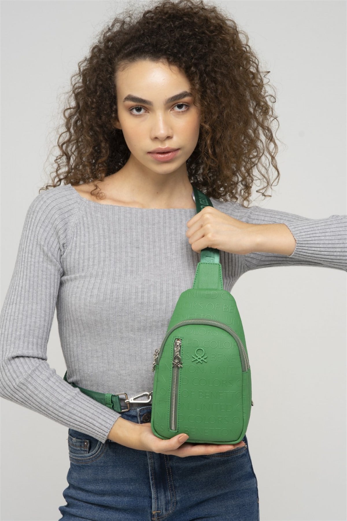 Benettonbnt 864 Kadın Freebag Yeşil
