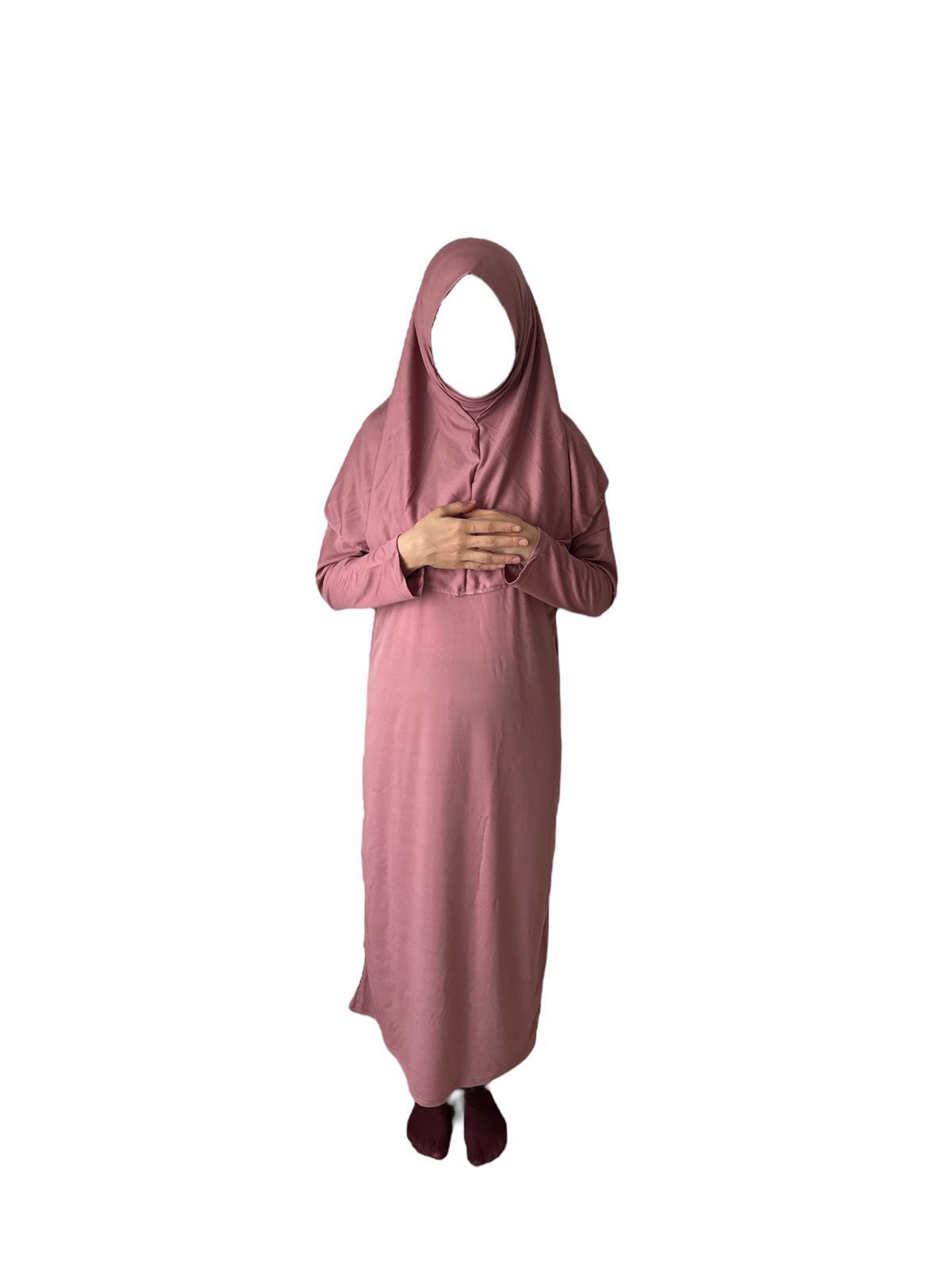 Kız Çocuk Tek Parça Namaz Elbisesi