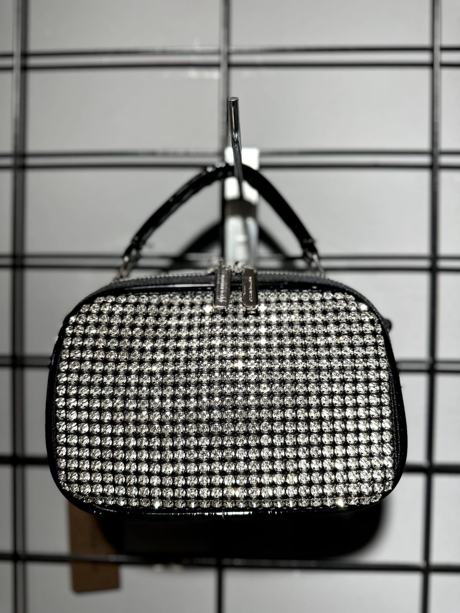 Matthew Cox aby5077 Kadın Mini Çapraz Çanta Siyah Rugan