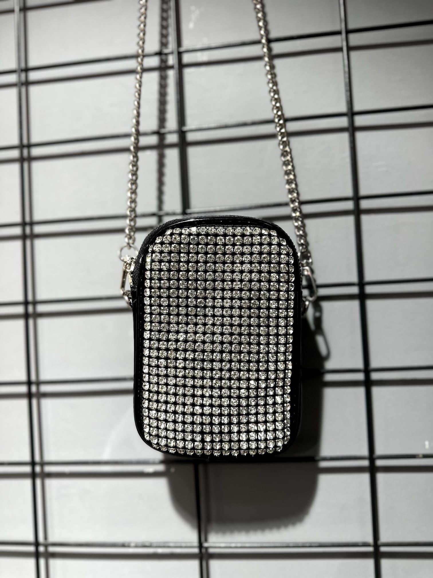 Matthew Cox aby5078 Kadın Telefon Çantası Siyah Rugan