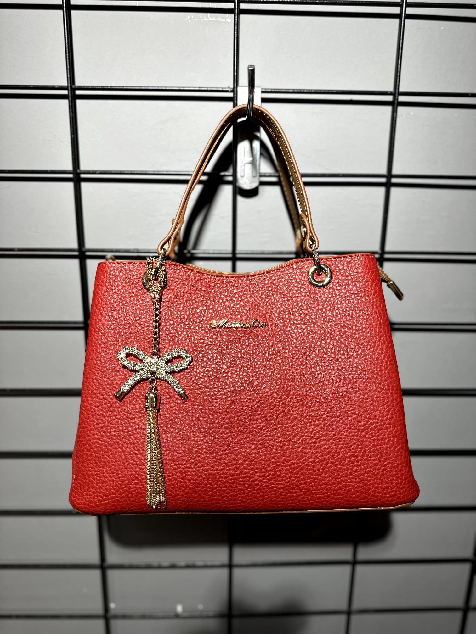 Matthew Cox t769 Kırmızı Camel  Kadın El Çantası