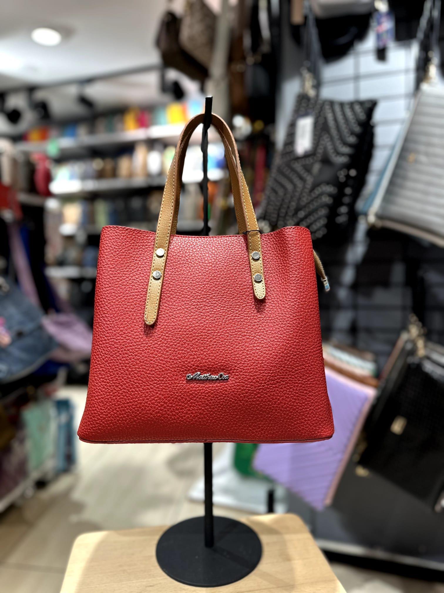 Matthew Cox t770 Kırmızı Camel  Kadın El Çantası