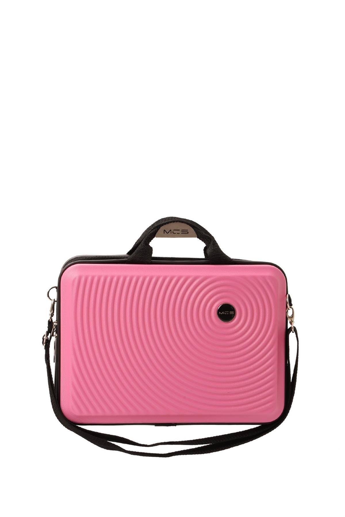 MÇS v371 13,5 İnç Abs Laptop Çantası Pembe