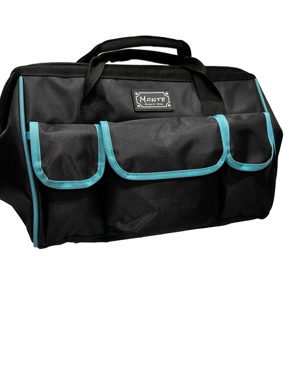 Monte Repairbag mnt2001t 17inç 10'lu Kumaş El Alet Teknisyen Çantası Mavi