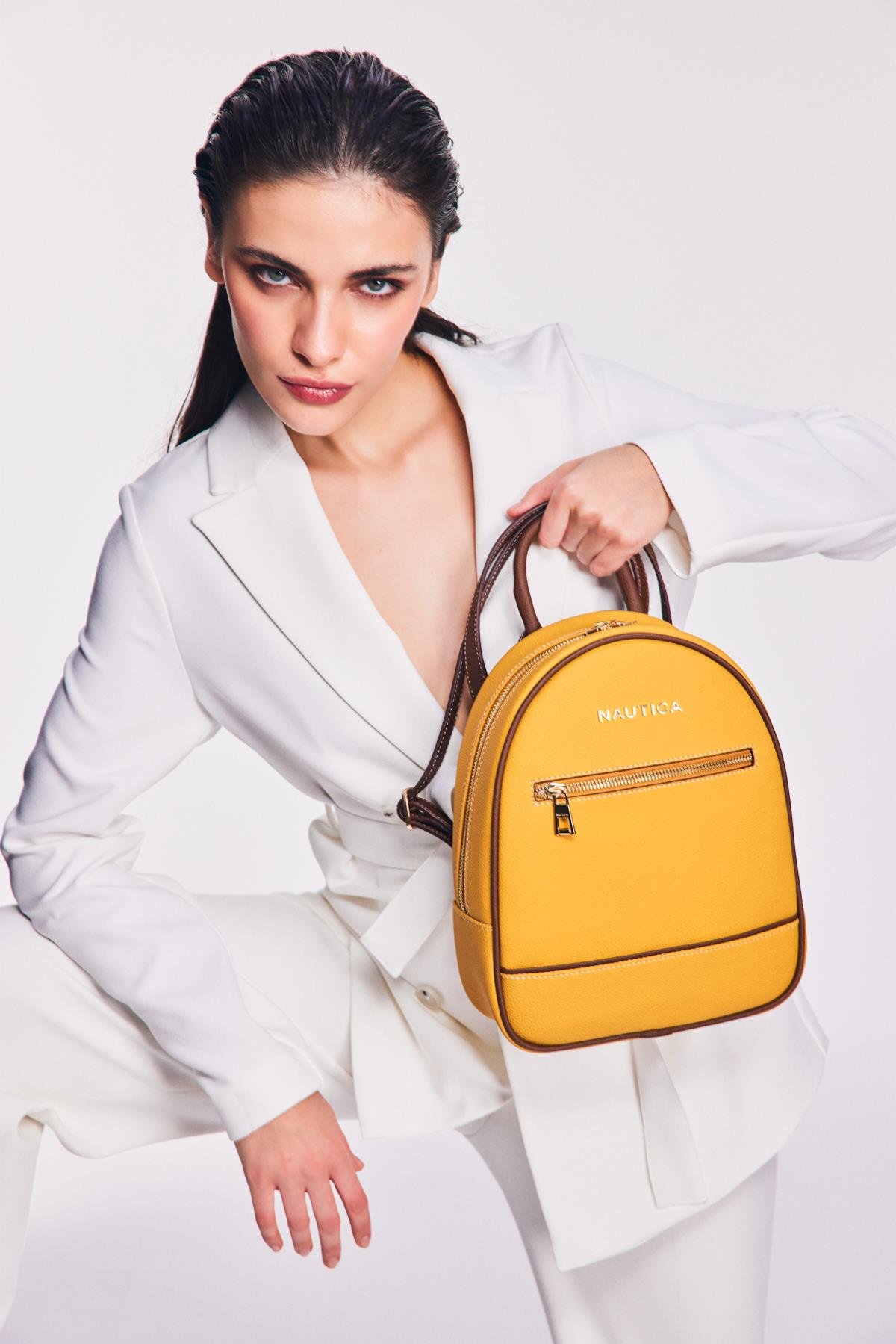 Nautica cn6501t Kadın Sırt Çantası Hardal