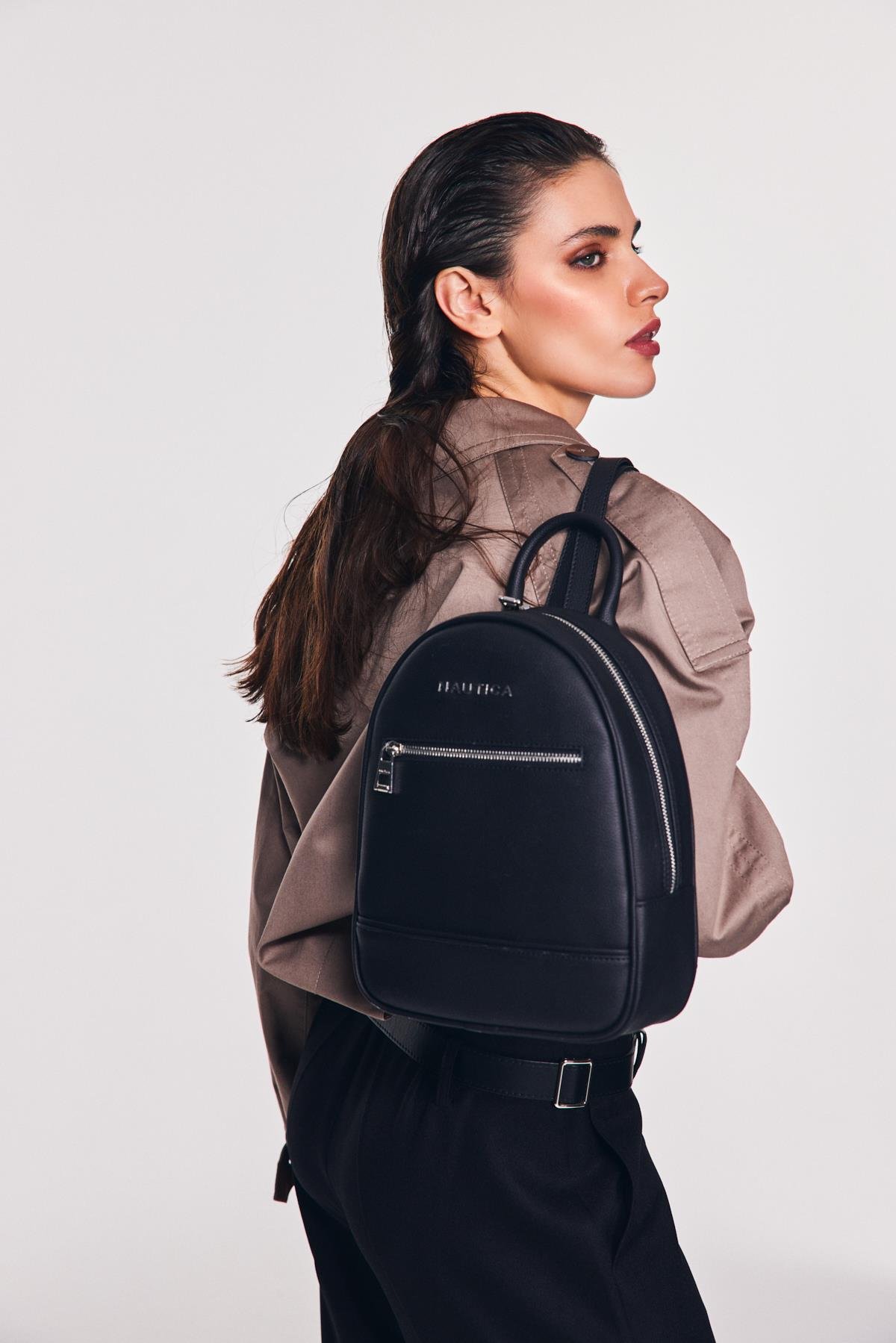 Nautica cn6501t Kadın Sırt Çantası Siyah