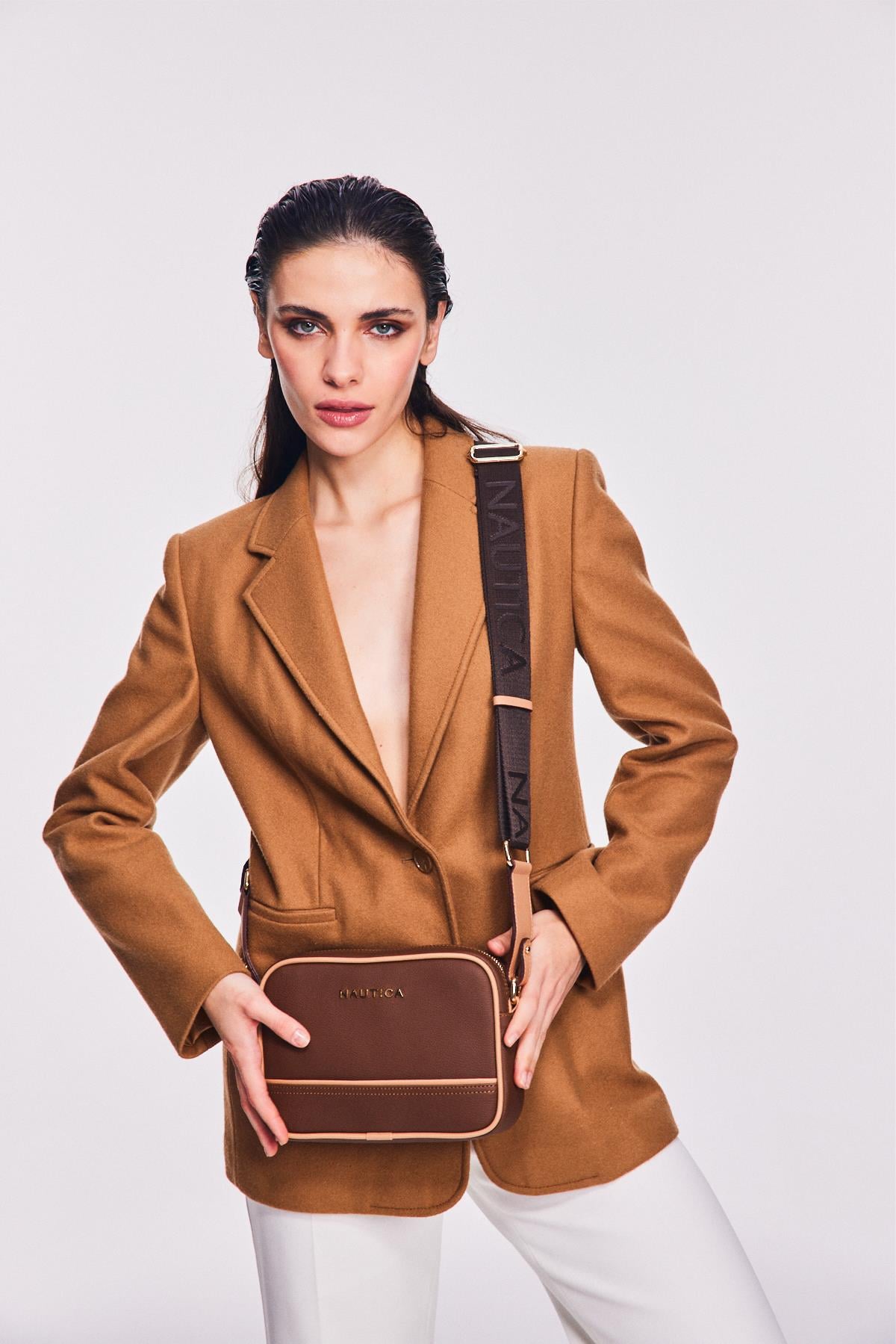 Nautica cn6502t Kadın Çapraz Çanta A.Kahve Lattte