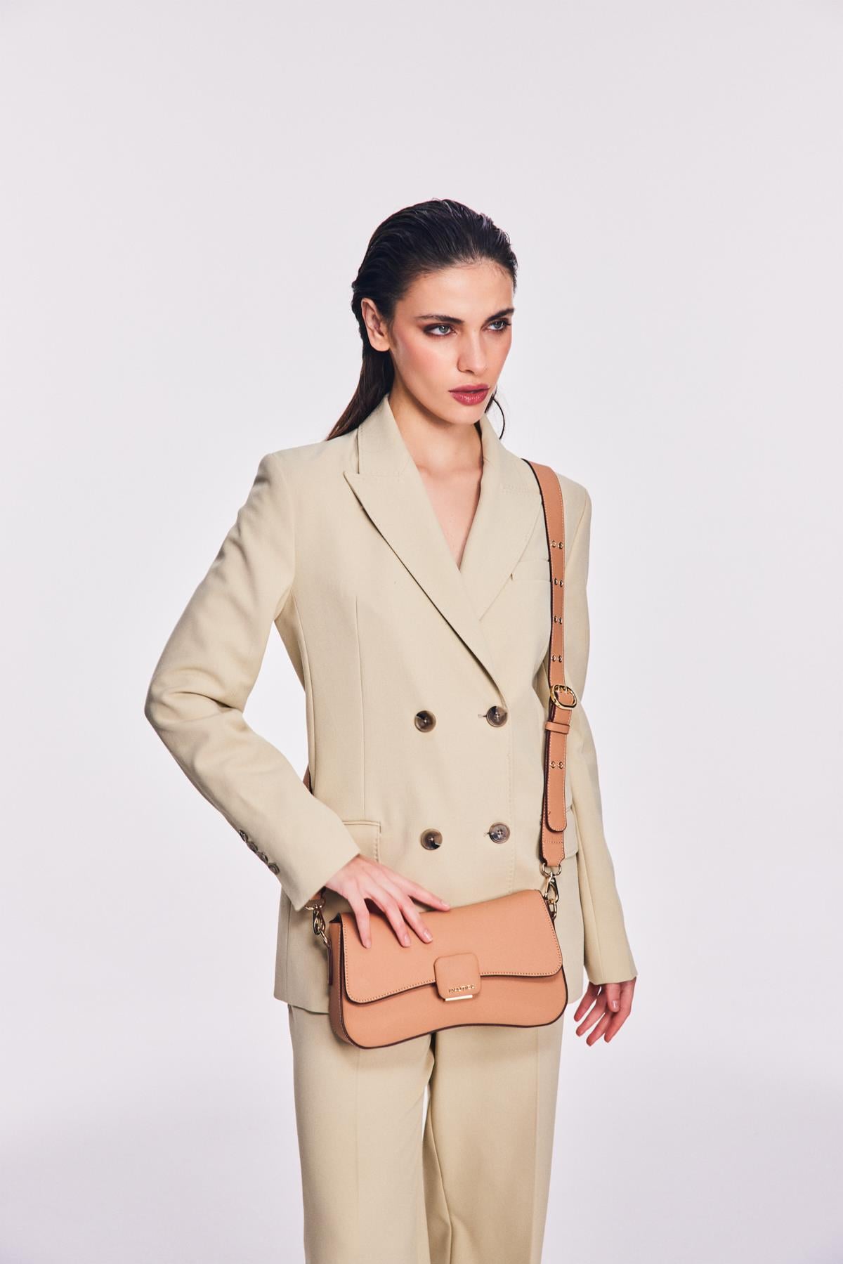 Nautica cn6506t Kadın Çapraz Çanta Latte