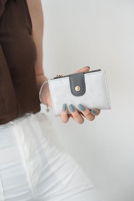 Silver & Polo A.gümüş-Antrasit SP1107 Kadın Cüzdan & Kartlık