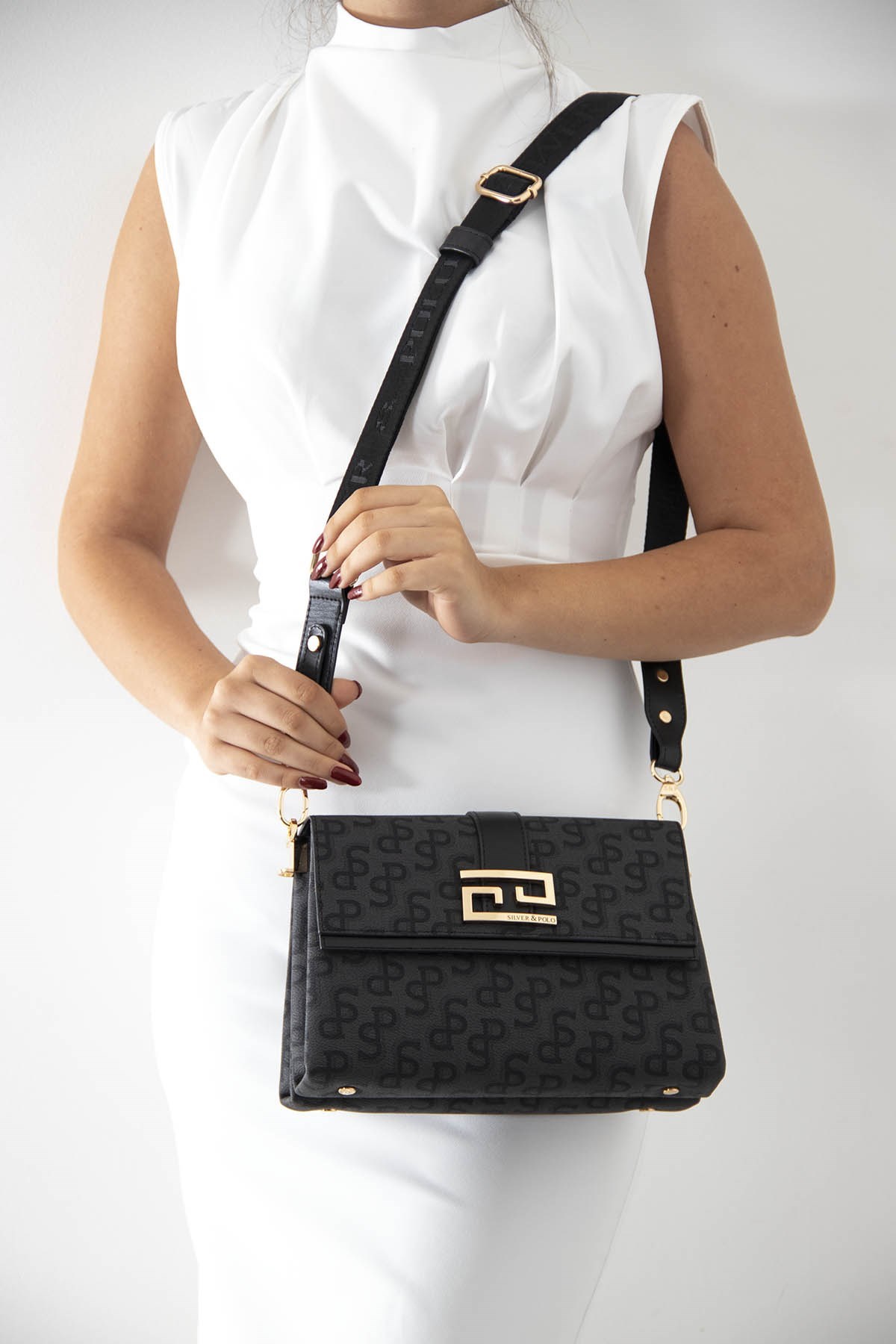 Silver&Polo 1009 Kadın Çapraz Çanta Siyah