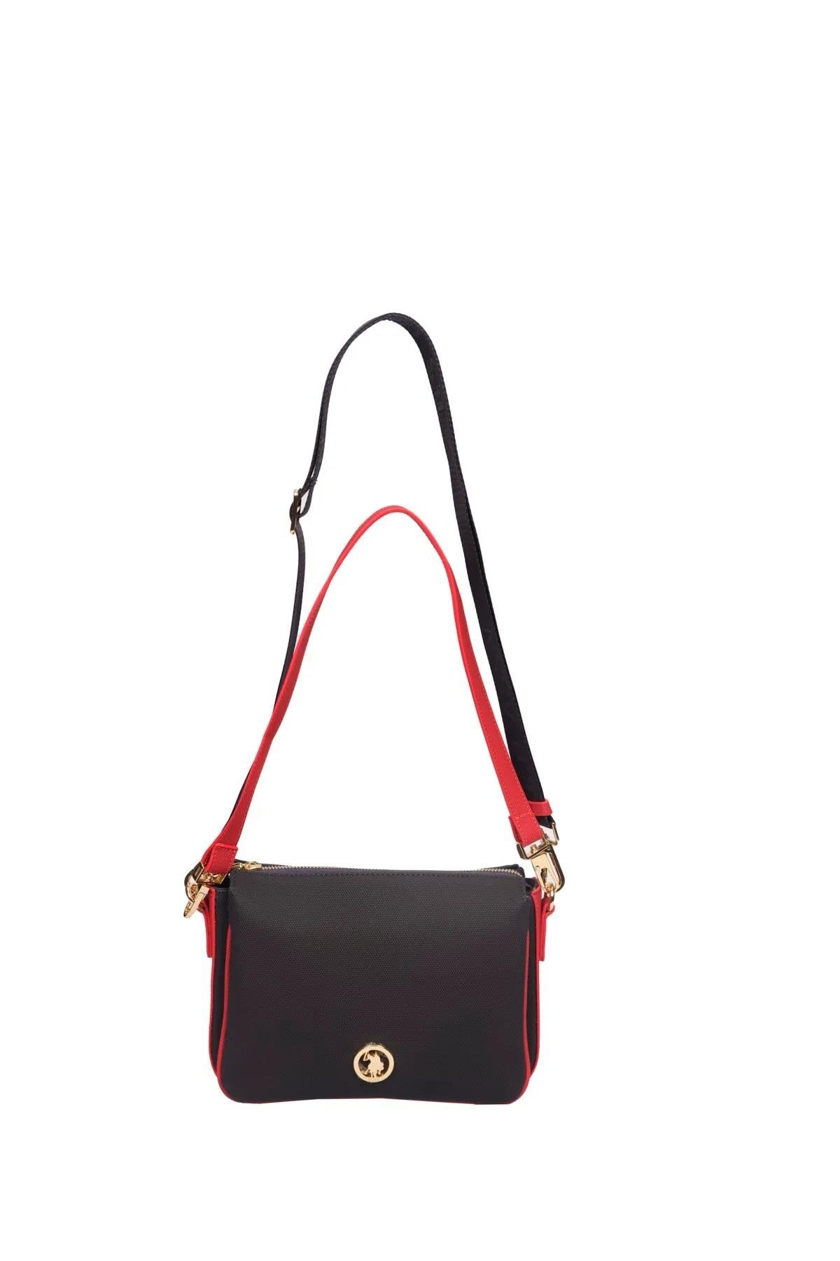 U.S Polo 23251 Kadın Çapraz Çanta Lacivert Kırmızı