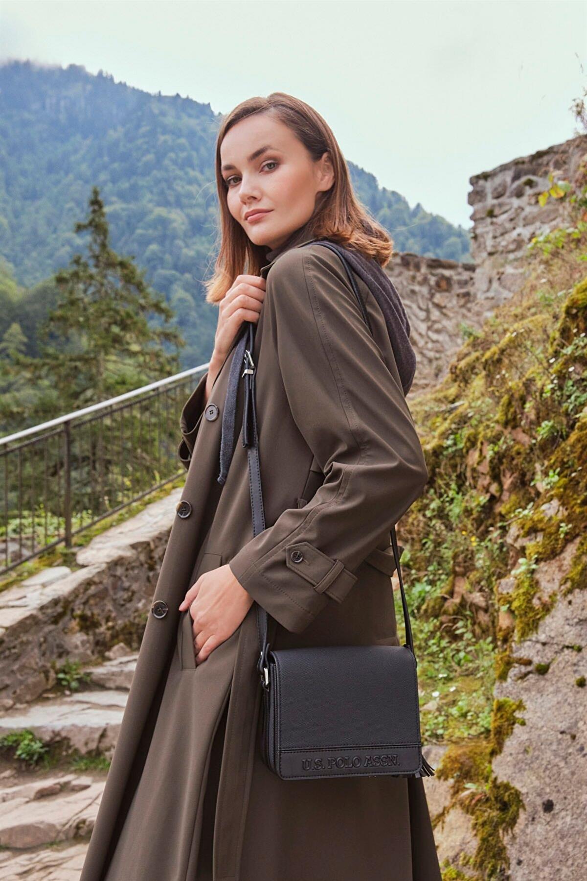 U.S Polo 23298 Kadın Çapraz Çanta Siyah