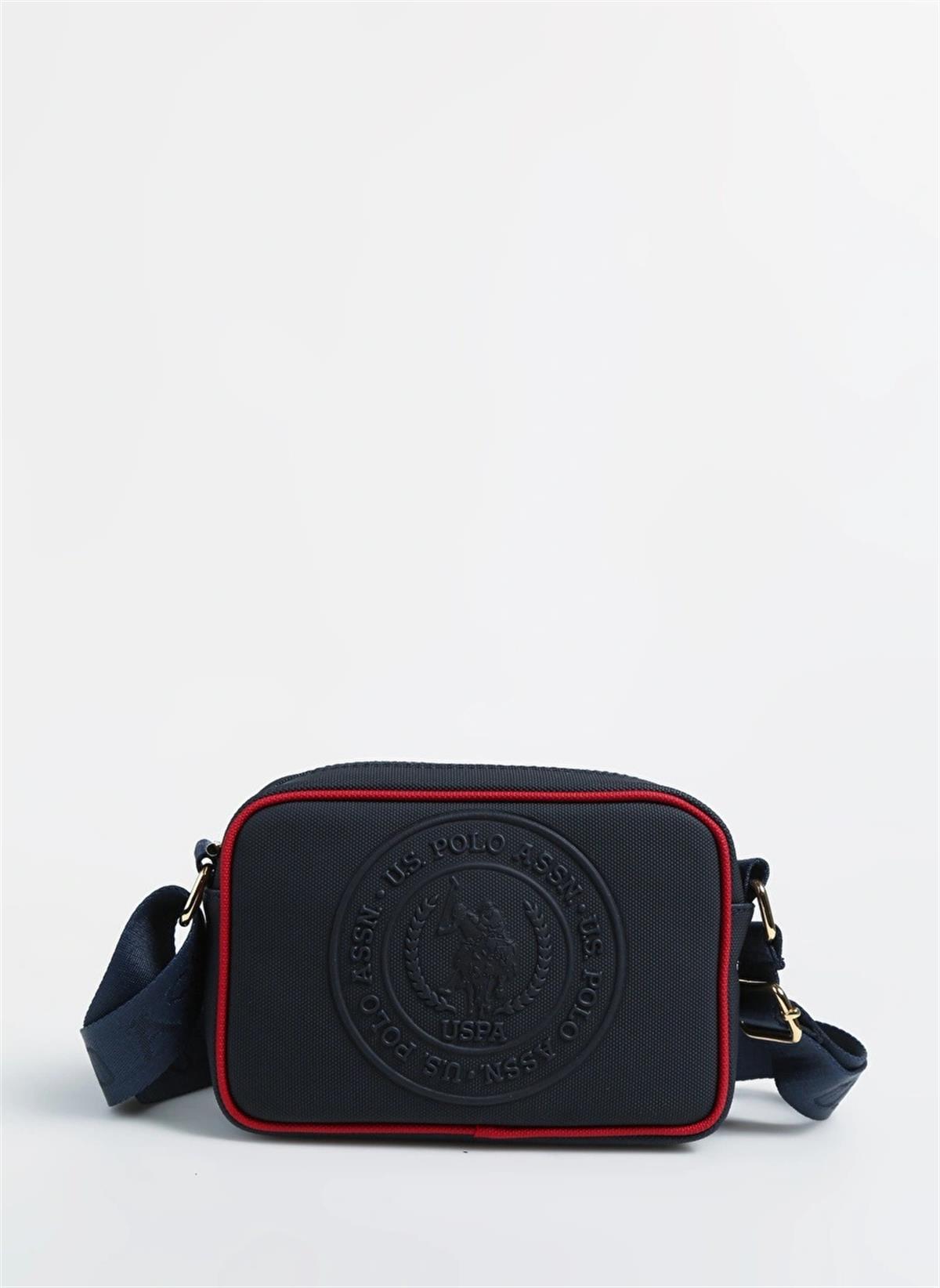 U.S Polo 23309 Kadın Çapraz Çanta Lacivert Kırmızı