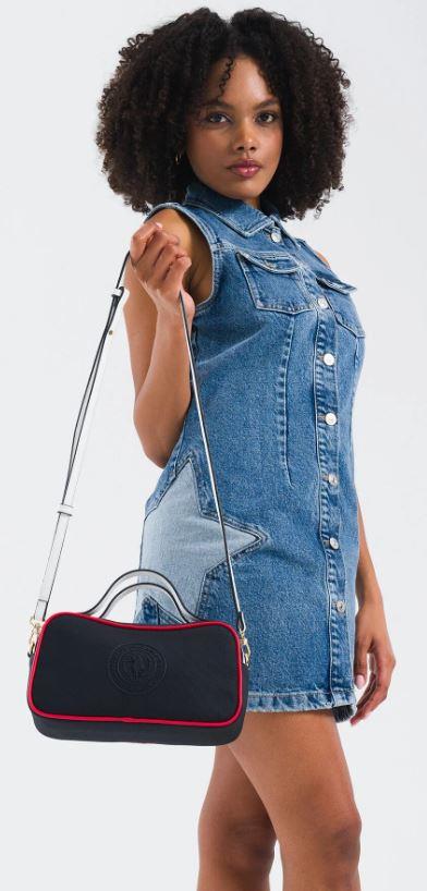 U.S. Polo Assn. Laci-Kırmızı-Beyaz Kadın Postacı Çantası Us25270