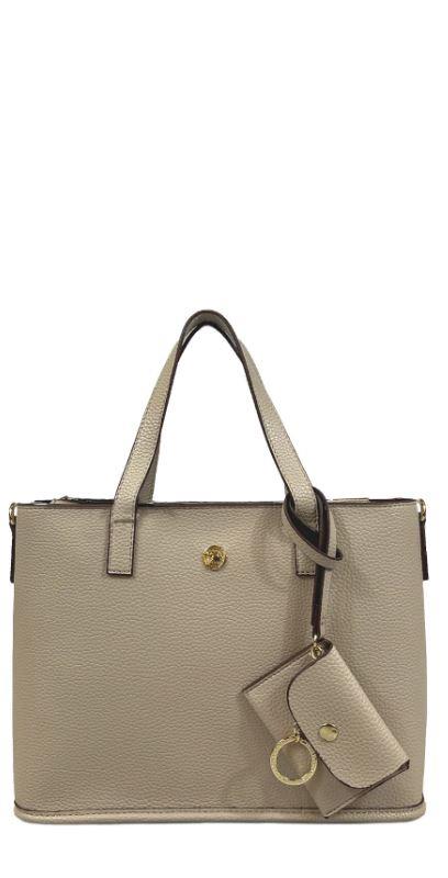 U.S. Polo Assn. Bej-Bordo Kadın Postacı Çantası Us25555