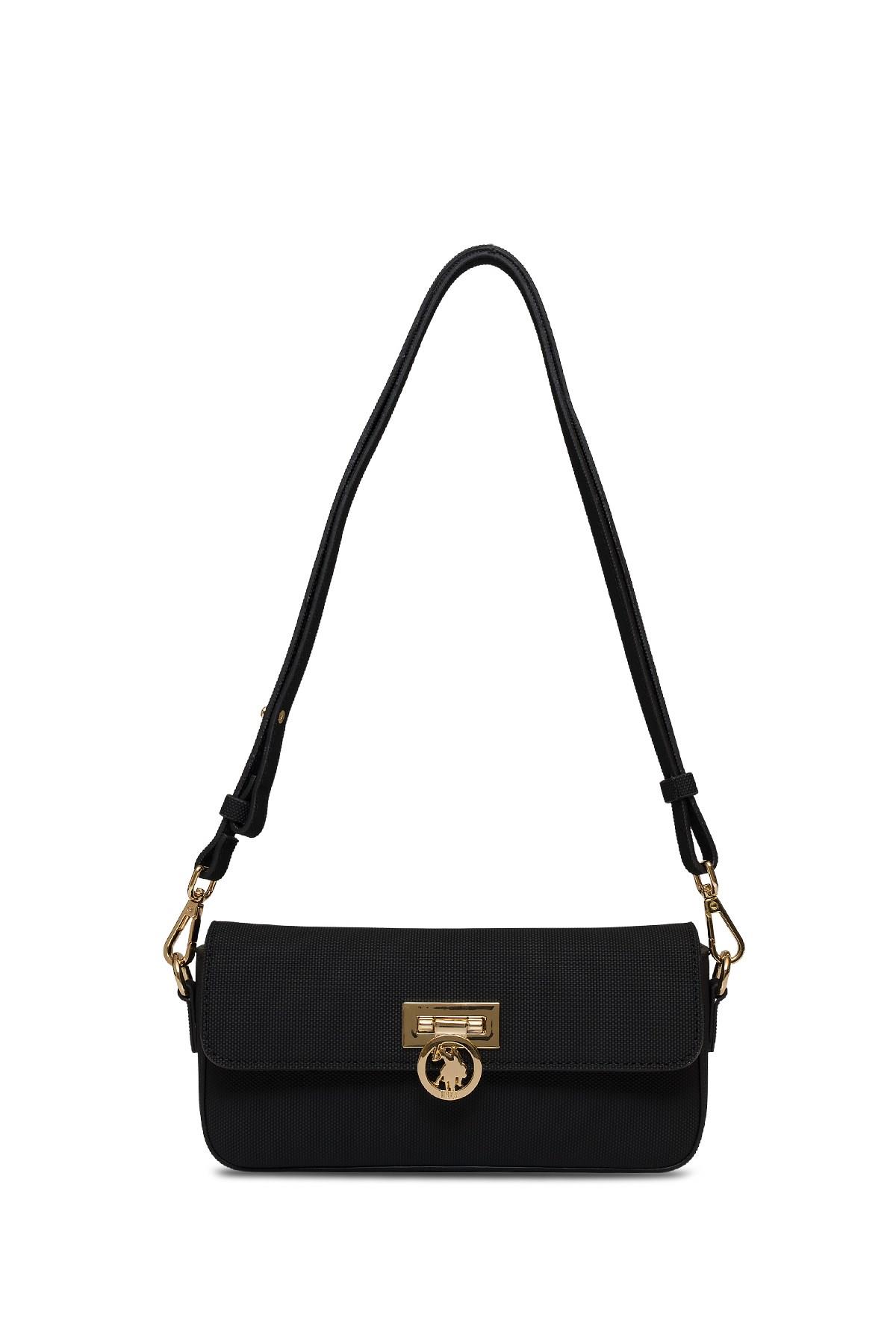 U.S. POLO ASSN. SİYAH KADIN POSTACI ÇANTASI US25668