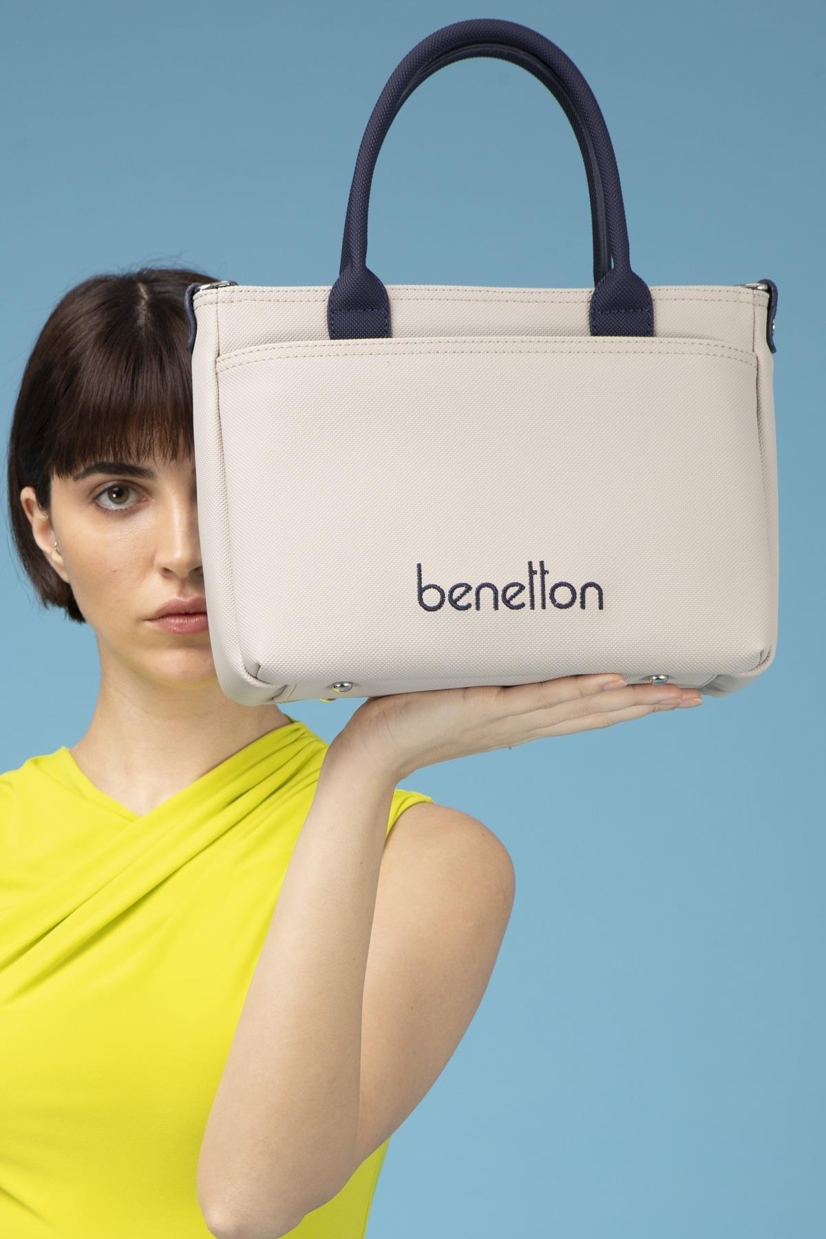 United Colors of Benetton BENETTON KADIN KOL ÇANTASI BEJ-LACİ