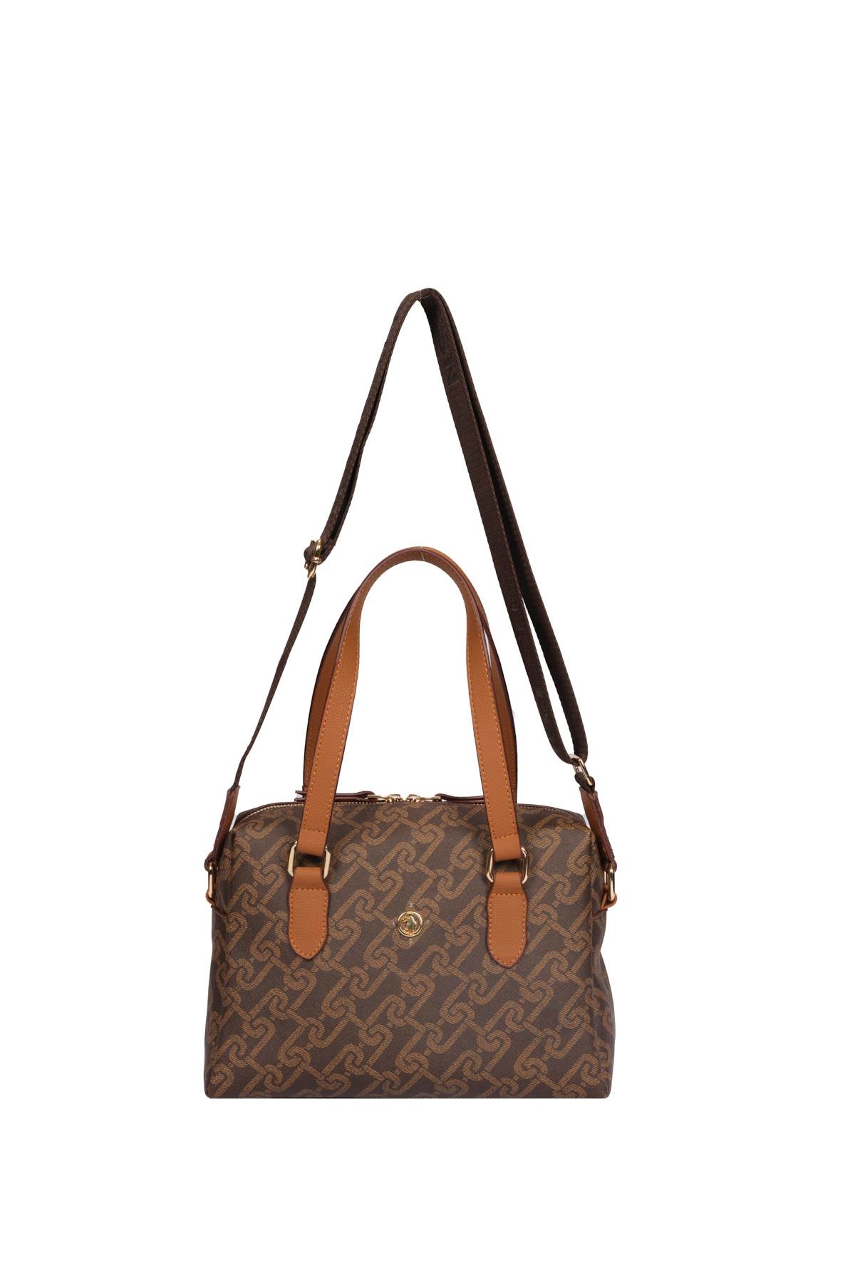 Us Polo us23533 Kadın El ve Omuz Çantası Kahve