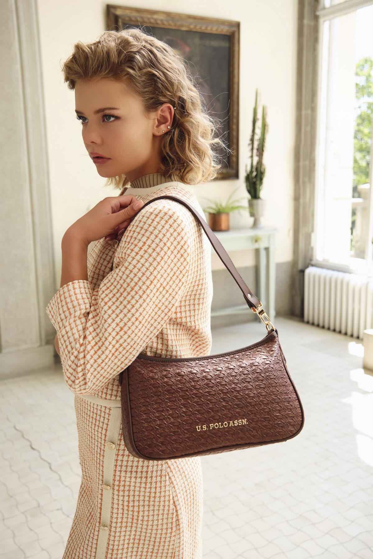 Us Polo us23645 Kadın Omuz Çantası Taba