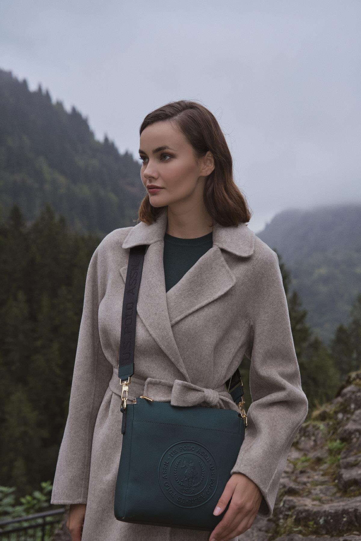 Us Polo us23695 Kadın Çapraz Çanta Petrol