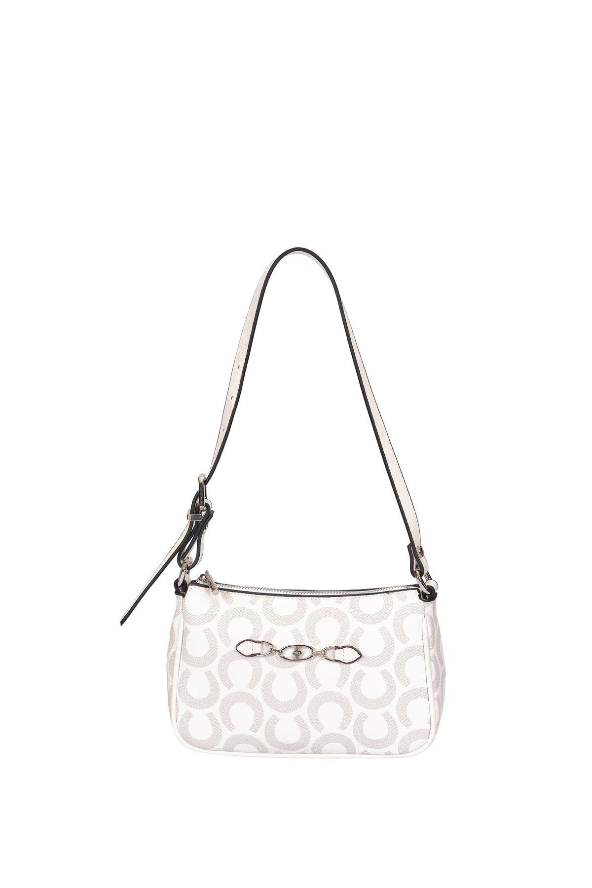 Us Polo us24195 Kadın Omuz Çantası Beyaz Gri