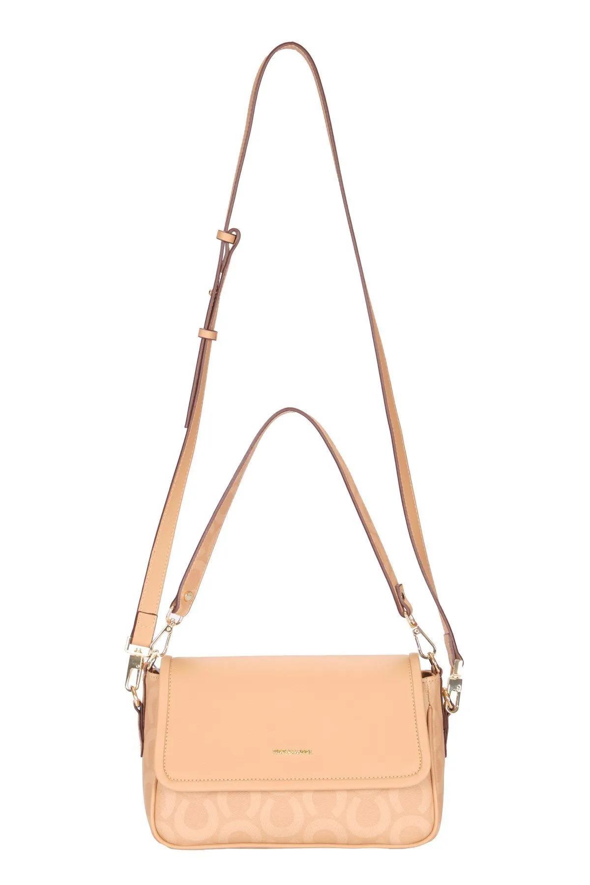 Us Polo us245605 Kadın Omuz Ve Çapraz Çanta Latte