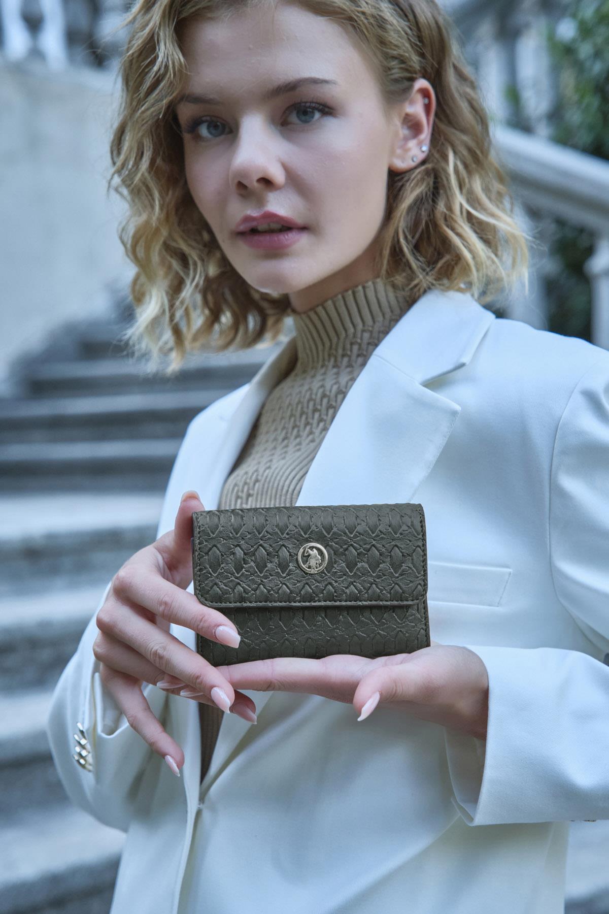 Us Polo usc23930 Kadın Cüzdan Haki