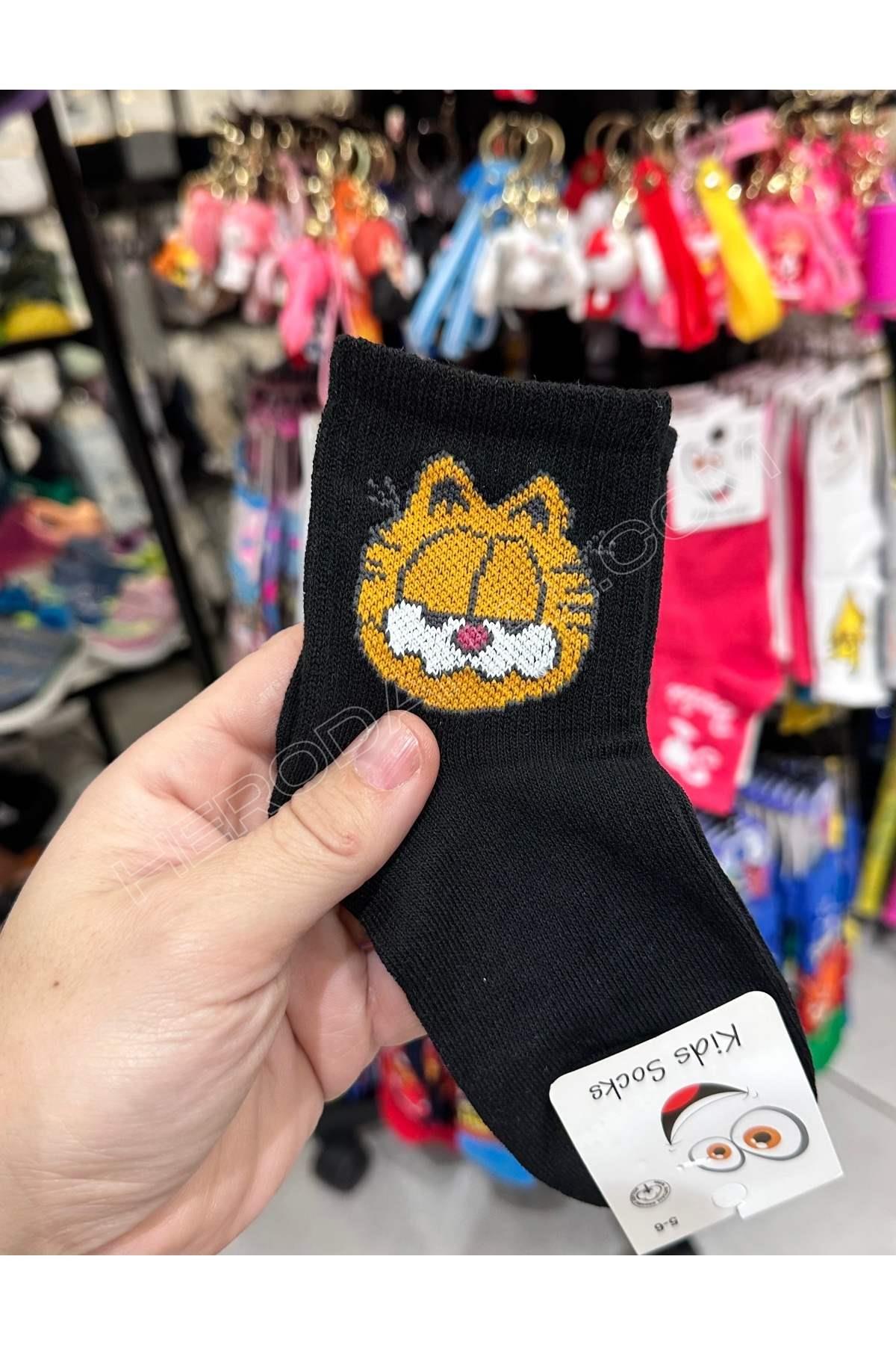  Garfield Soket Çocuk Soket Çorap