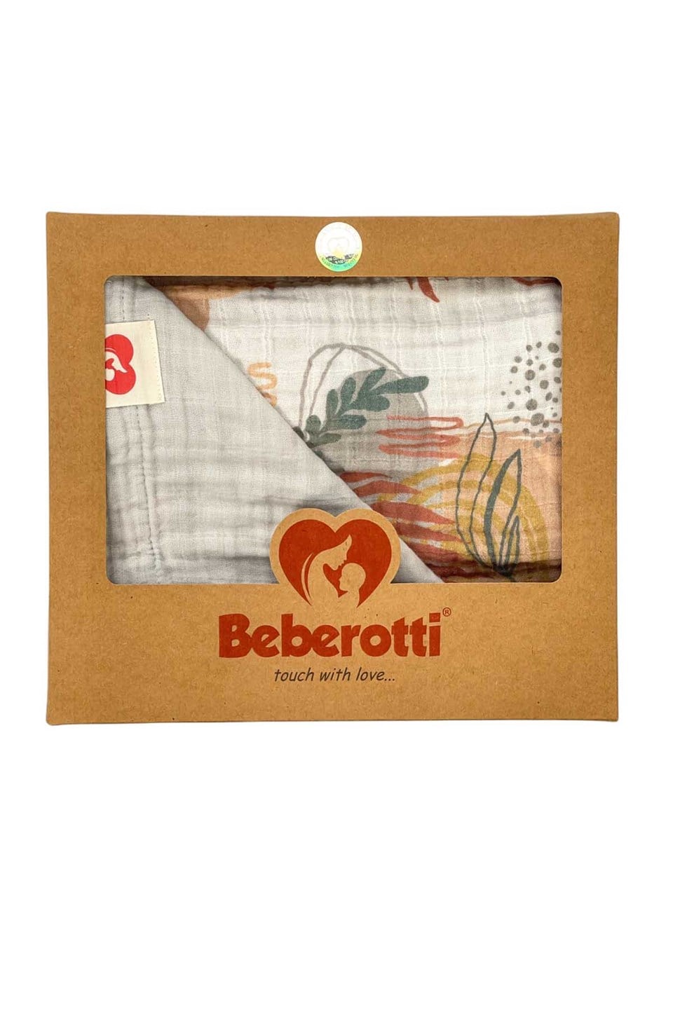 4 Kat Çift Yönlü Müslin Battaniye 145*100 cm | Gri Kenarlı