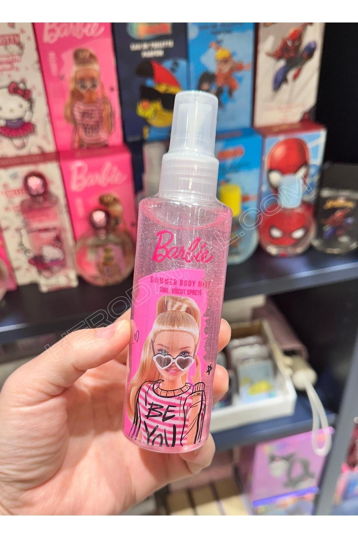 Barbie Çocuk Lisanslı Simli Vücut Spreyi 150 Ml