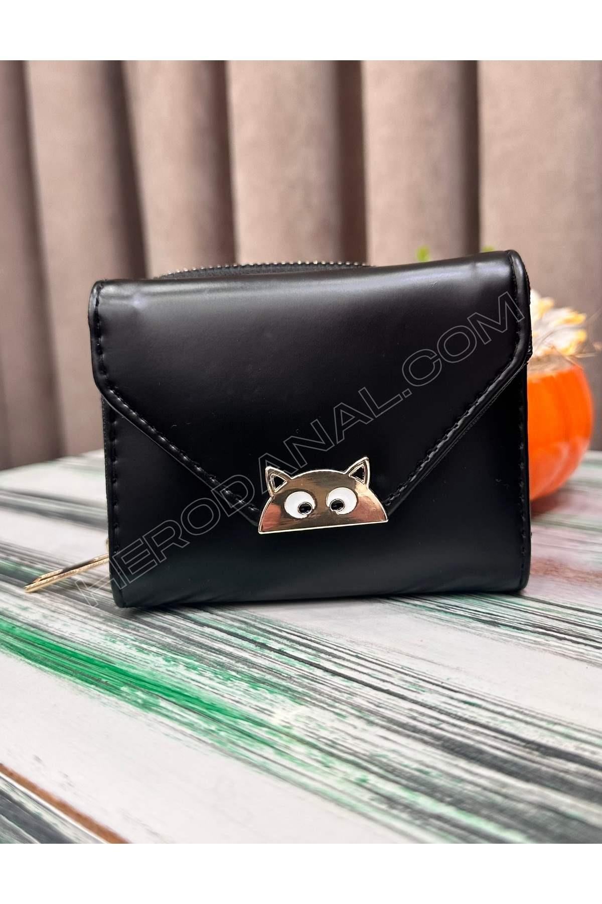 Bayan Cüzdan Çift Kullanım - Siyah - Model 3