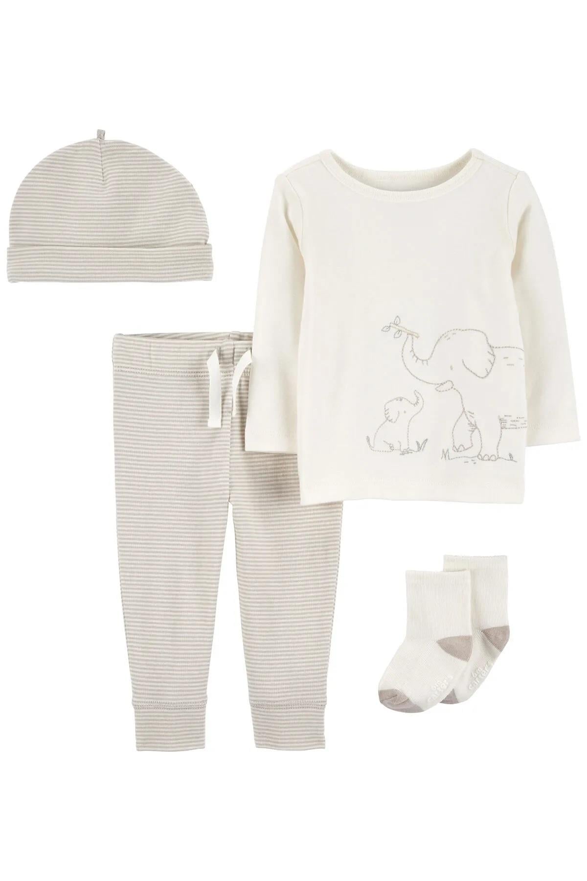 Carter's Bebek Alt Üst Set 4'lü Takım