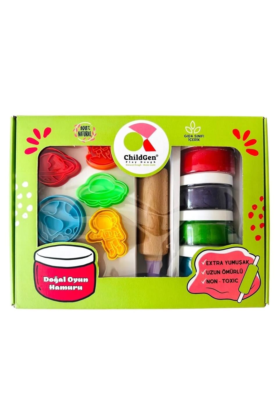 Doğal Oyun Hamurları Premıum Kutu Set - Uzay