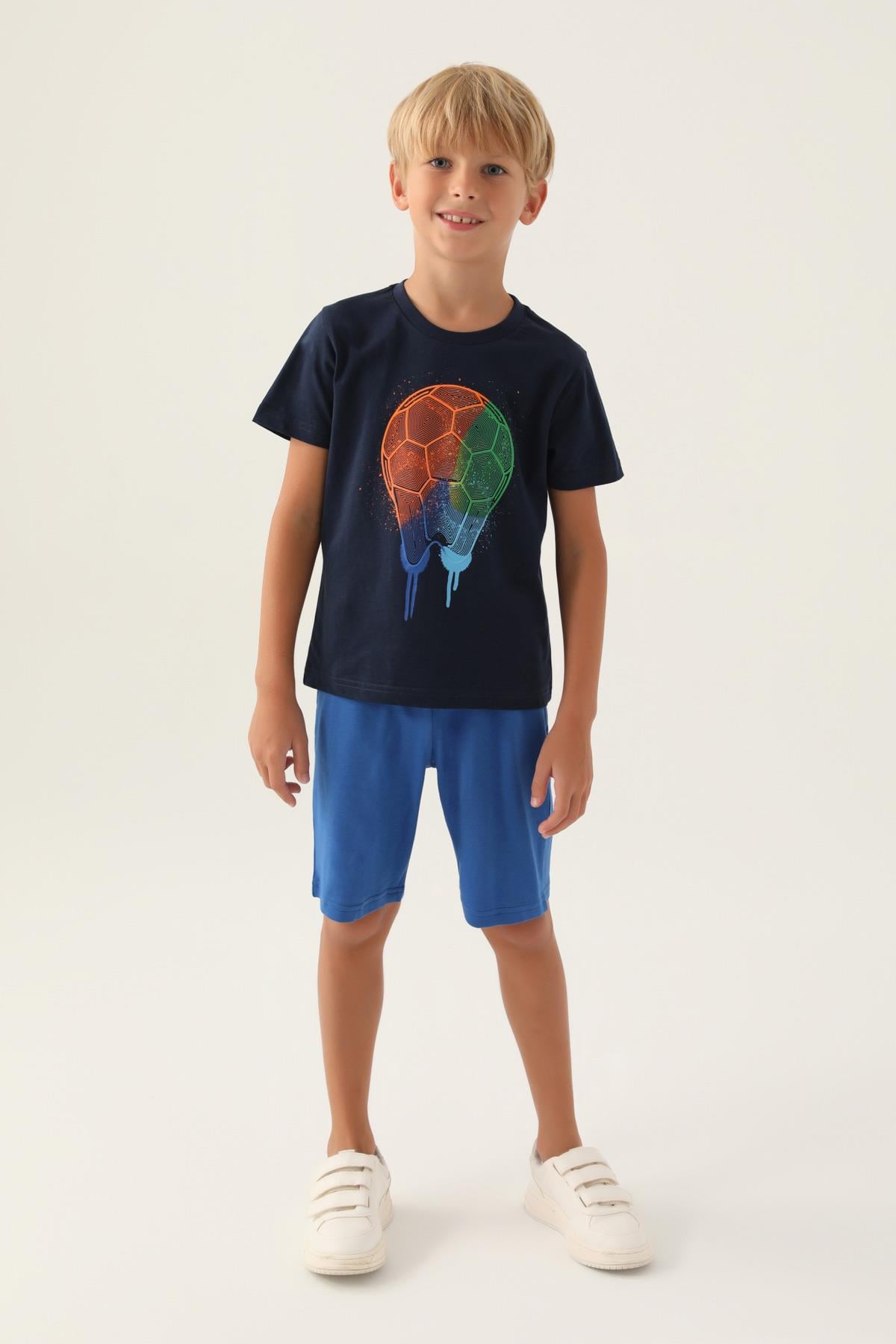 Erkek Çocuk Şortlu Bermuda Takım