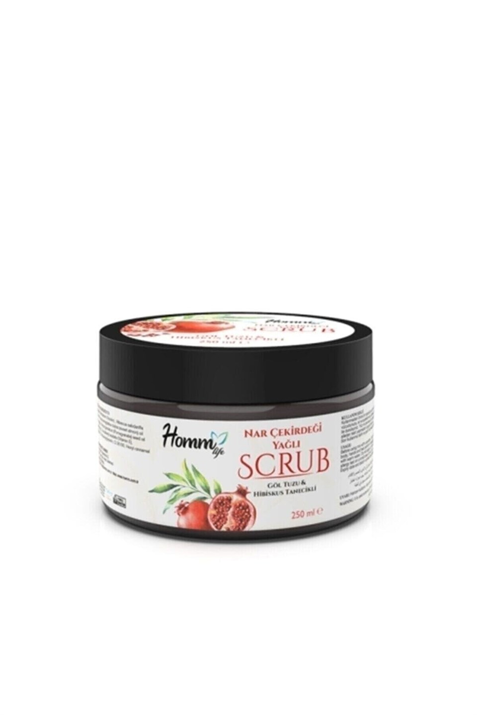 Homm Life Nar Çekirdeği Yağlı Bitki Tanecikli Scrub 250 ml