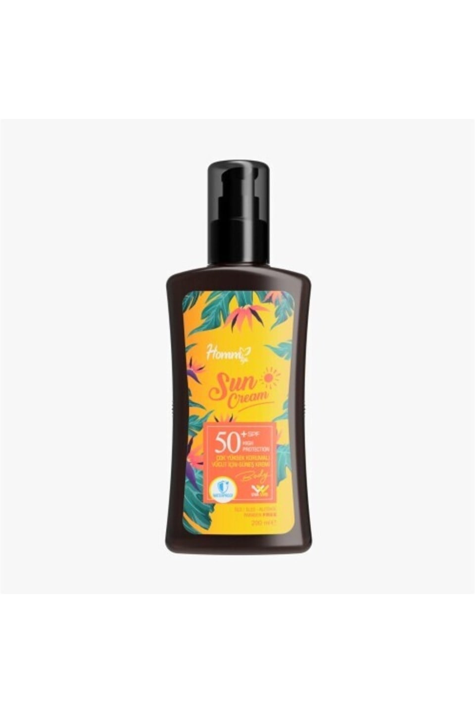 Homm Life Vücut Için Yüksek Korumalı Güneş Kremi 200 Ml 