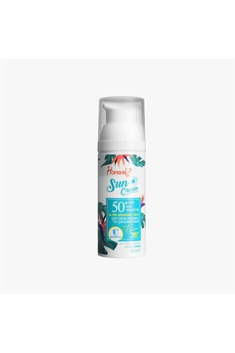 Homm Life Yüksek Korumalı Yüz Güneş Kremi 50 Ml