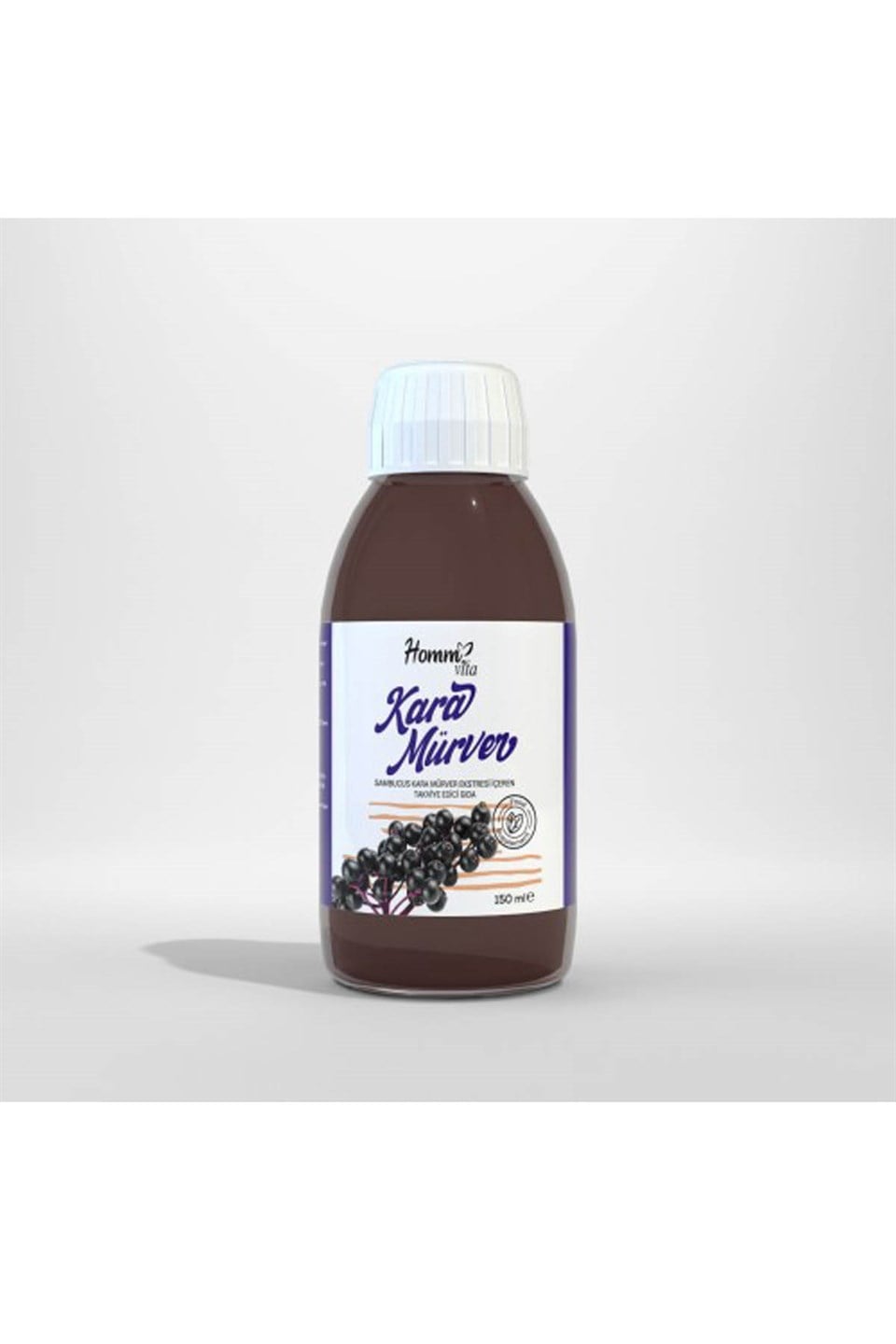 Homm Vıta Kara Mürver Takviye Edici Gıda 150ml