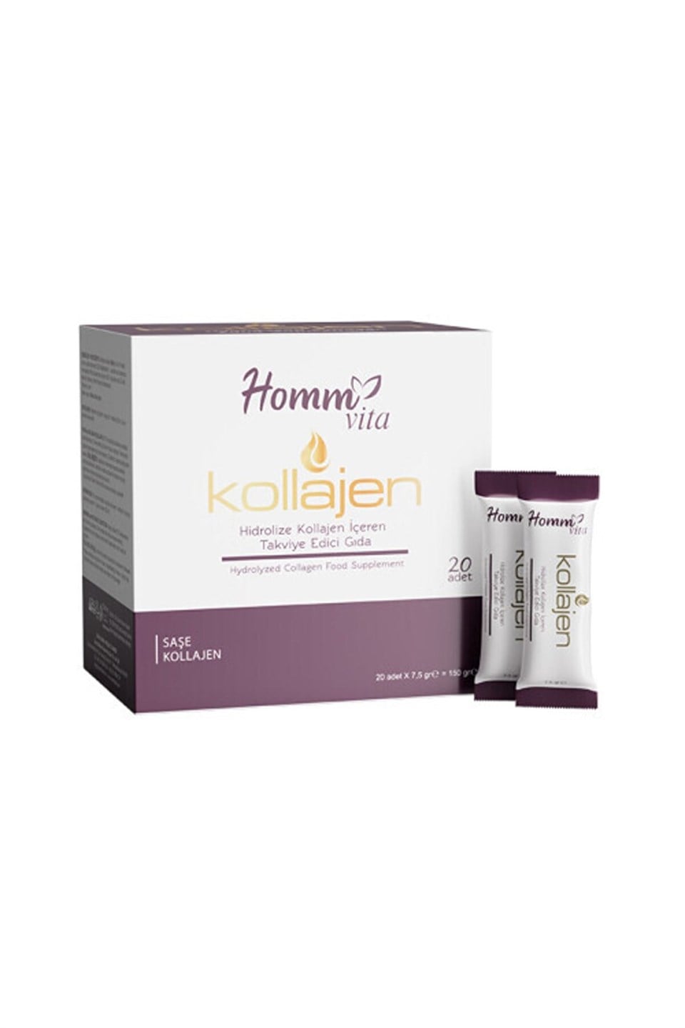 Homm Vita Kolajen İçeren Takviye Edici Gıda 20x7,5 gr