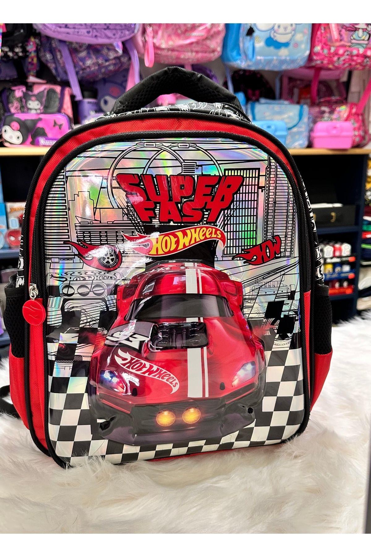 Hot Wheels Okul Çantası - Lisanslı
