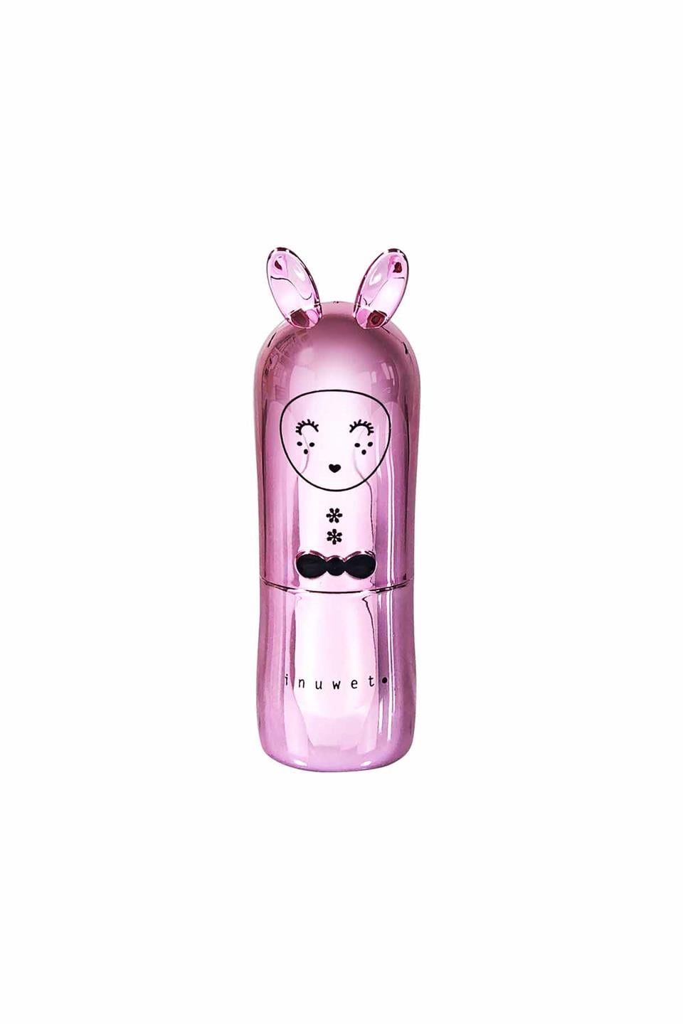 İnuwet-Bunny Lipbalm Metal Rose