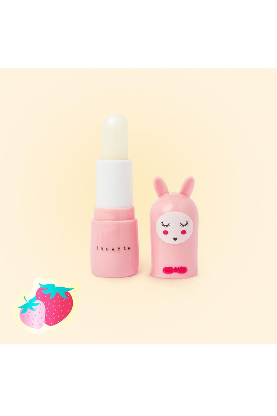 Inuwet Dudak Koruyucu Lip Balm Strawberry / Pink