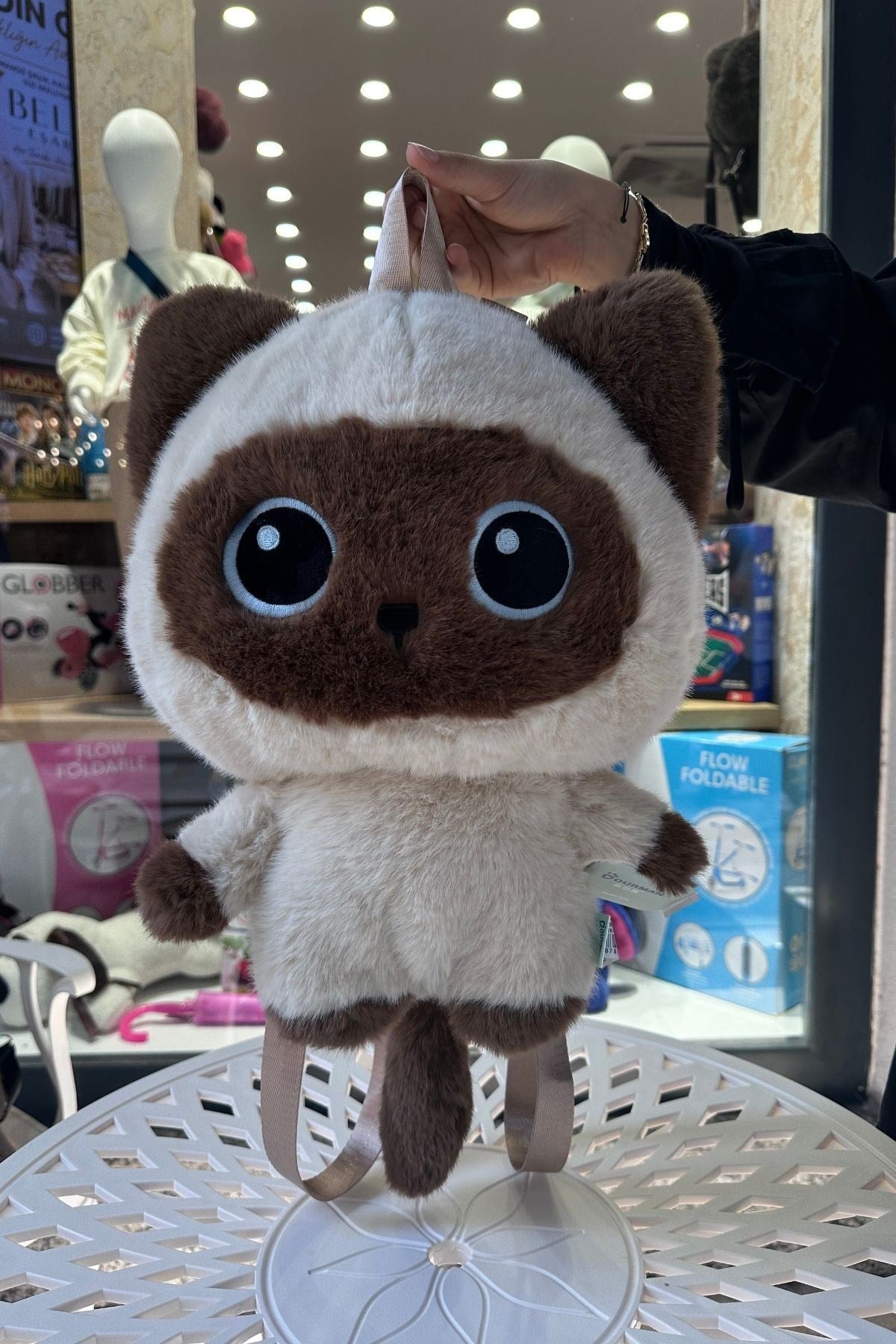 Kedi Peluş Sırt Çantası 48 CM - Model 3