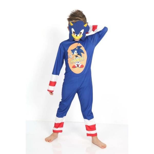 Kirpi Sonıc Kostumu Erkek Çocuk Sonic Kostümü