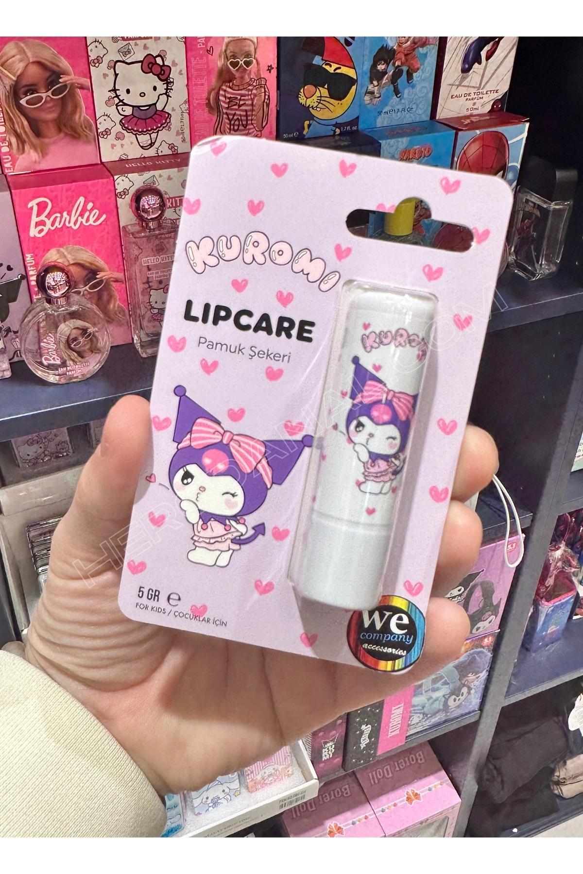 Kuromi Çocuk Lisanslı Lipcare Pamuk Şekerli Dudak Koruyucu
