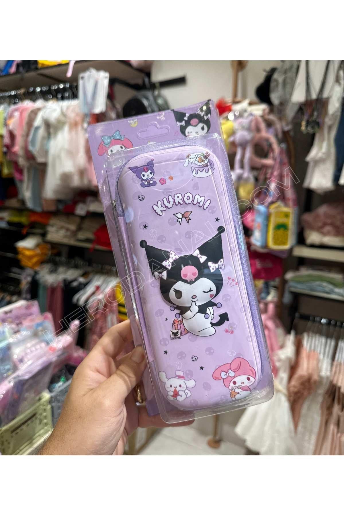 Kuromi Eva Kabartmalı Kapak Kalemlik