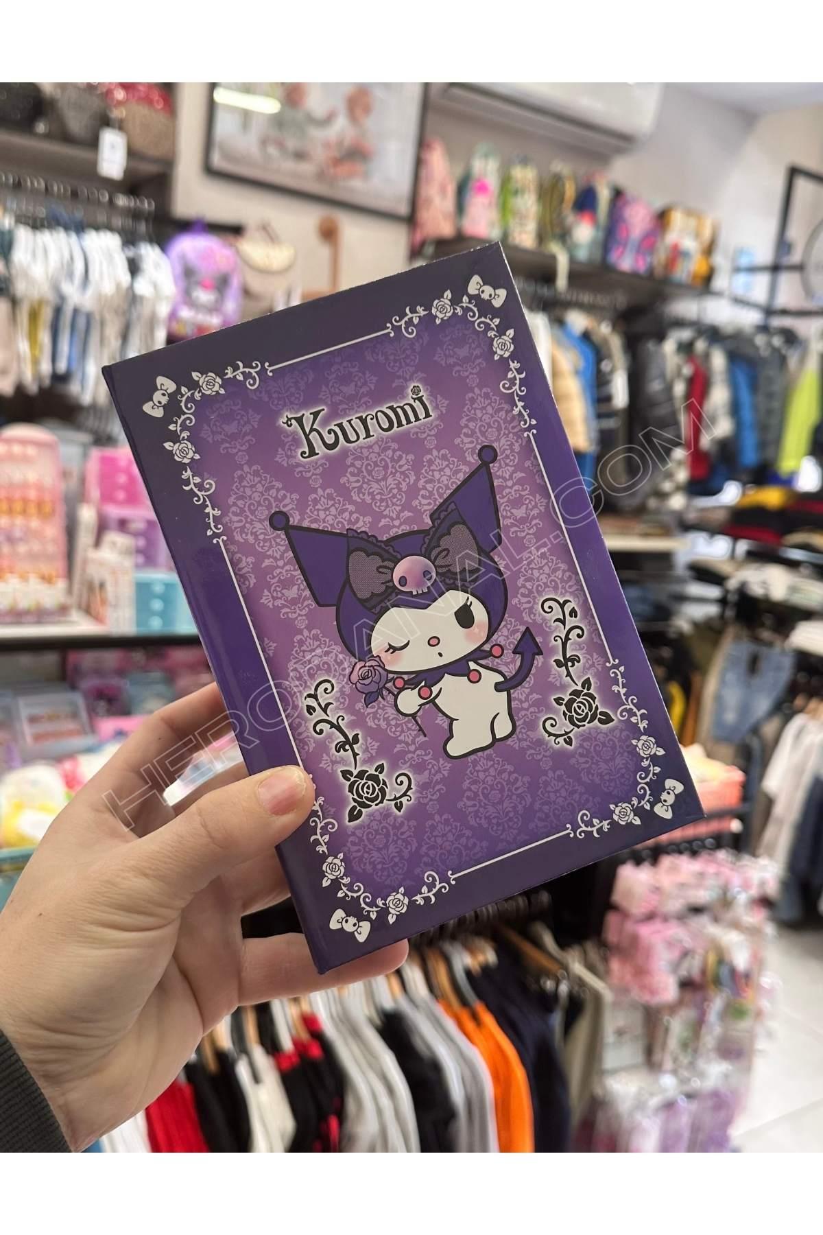 Kuromi Kitap Model Kilitli Gizli Para Kasası - Mor
