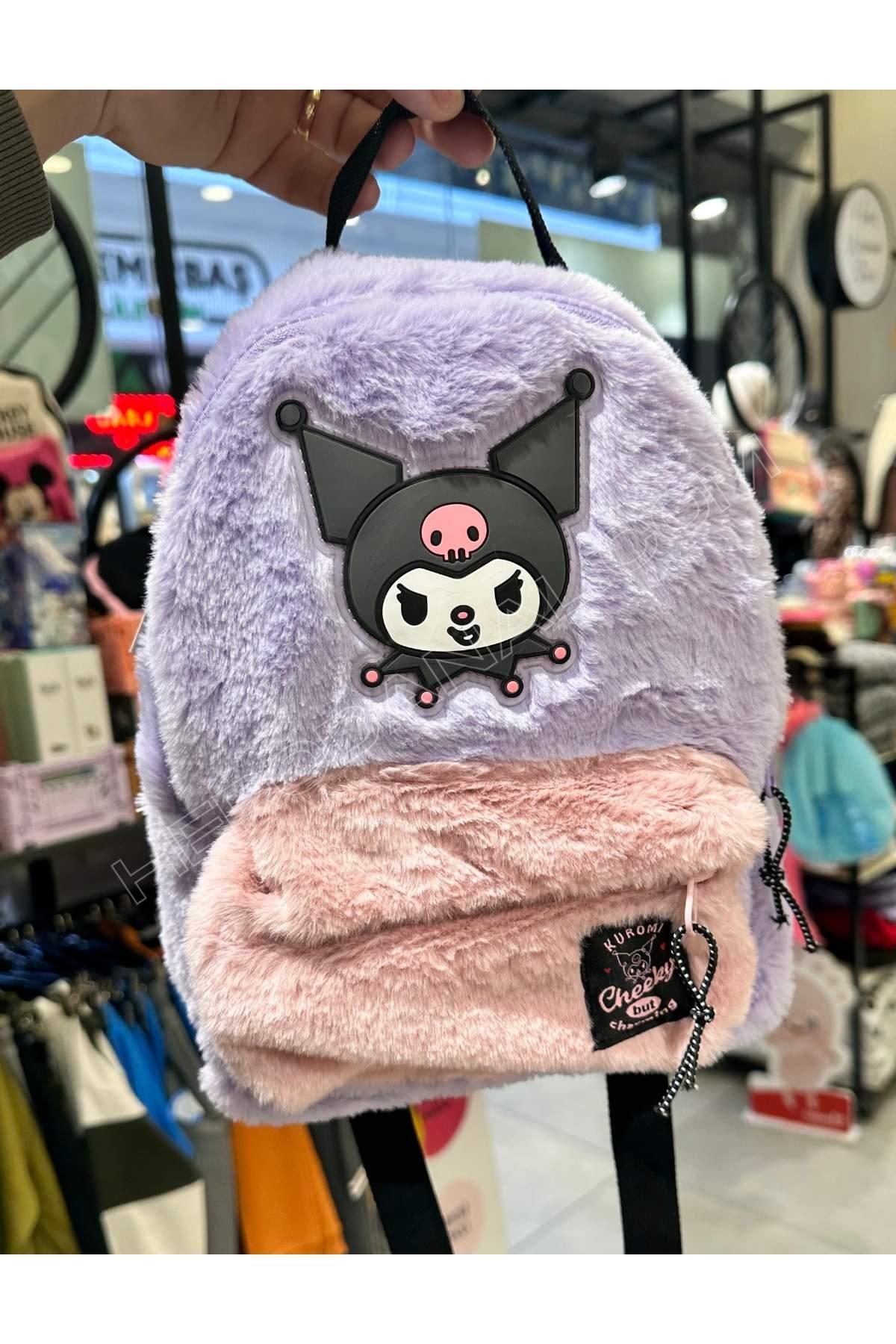 Kuromi Sırt Çantası 28 CM Peluş